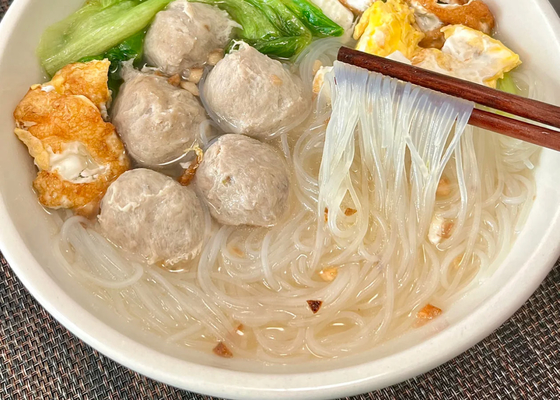 Vermicelli di fagioli di mung naturale 5-7 minuti Tempo di cottura Tipo non fritto