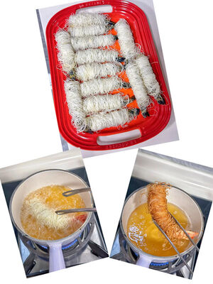 Pasta Kataifi a spirale per involtini primavera al cioccolato Dubai | Fornitura di fabbrica cinese standard UE